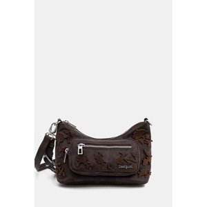 Torba Desigual STENCIL FLOWER ME boja: smeđa, 25WAXPB9
