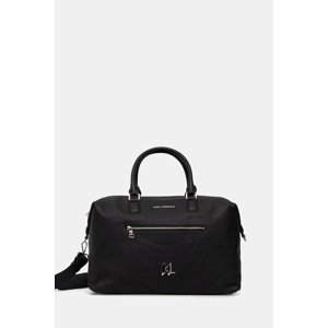 Kožna torba Karl Lagerfeld boja: crna, 554451.815900