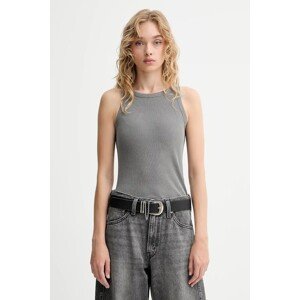 Pamučni top Levi's boja: siva, A3381