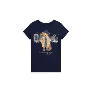 Dječja pamučna majica kratkih rukava Polo Ralph Lauren boja: tamno plava, 313979033001