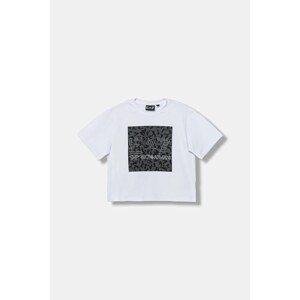 Dječja majica kratkih rukava EA7 Emporio Armani boja: bijela, 7G000112 AF14883