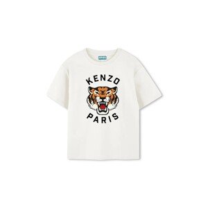 Dječja pamučna majica kratkih rukava Kenzo Kids boja: bijela, s tiskom, K61505