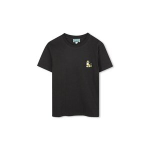 Dječja pamučna majica kratkih rukava Kenzo Kids boja: crna, s tiskom, K61506