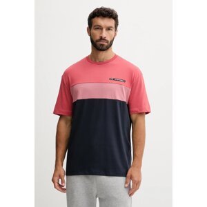 Majica kratkih rukava EA7 Emporio Armani boja: ružičasta, s tiskom, AF16548.7M000935