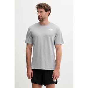 Sportska majica kratkih rukava The North Face 24/7 boja: siva, s uzorkom, NF0A894BCQO1