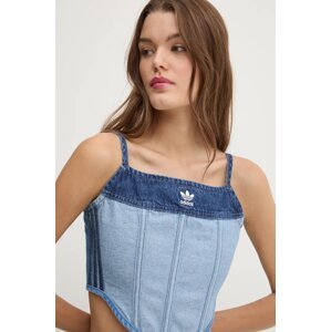 Top od trapera adidas Originals x Ksenia Schneider bez uzorka, IW5671