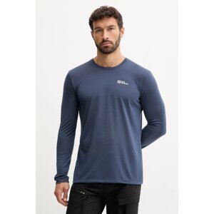 Sportska majica dugih rukava Jack Wolfskin Vonnan boja: crna, bez uzorka, A60291