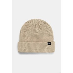 Kapa The North Face TNF Fisherman Beanie boja: bež, NF0A55JG3X41