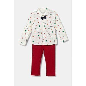 Pamučna dječja trenirka Guess boja: crvena, I4BG06 KBEG0