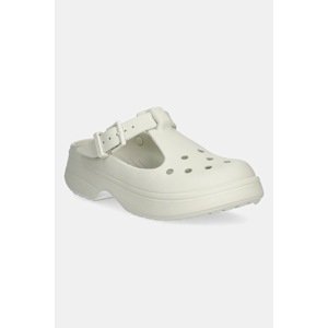 Natikače Crocs Classic Mary Jane Clog za žene, boja: bež, 210581