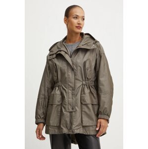 Parka Weekend Max Mara za žene, boja: zelena, za prijelazno razdoblje, oversize, 2425076016600