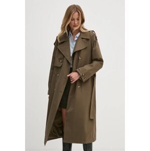 Baloner Pepe Jeans BIANCA za žene, boja: zelena, za prijelazno razdoblje, oversize, PL402446