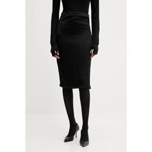 Suknja PRESSIAT boja: crna, midi, pencil, PRE711FW24