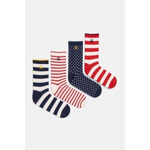 Dječje čarape United Colors of Benetton 4-pack boja: crvena, 6AO30703P