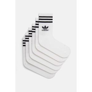 Čarape adidas Originals Adicolor boja: bijela, JE1828