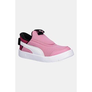 Dječje tenisice Puma Courtflex v3 SLIPTECH PS boja: ružičasta, 399734