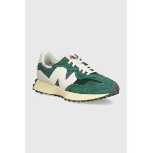 Tenisice od brušene kože New Balance 327 boja: zelena, U327WRG