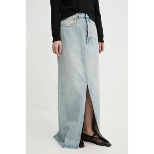 Traper suknja MM6 Maison Margiela maxi, ravna, S62MI0021.S30589