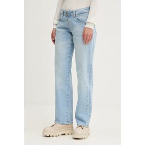 Traperice Tommy Jeans za žene, visoki struk, DW0DW19262