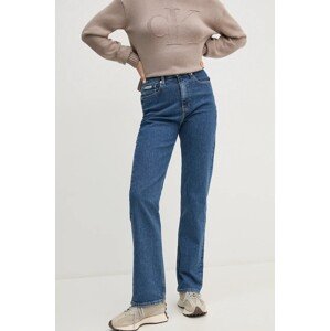 Traperice Calvin Klein Jeans za žene, visoki struk, J20J224033