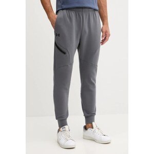 Donji dio trenirke Under Armour Unstoppable Fleece boja: bež, bez uzorka, 1389353