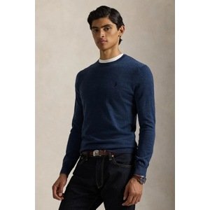 Vuneni pulover Polo Ralph Lauren za muškarce, boja: siva, lagane, 710946143