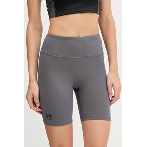 Kratke hlače za trening Under Armour Rival boja: crna, bez uzorka, visoki struk, 1386703