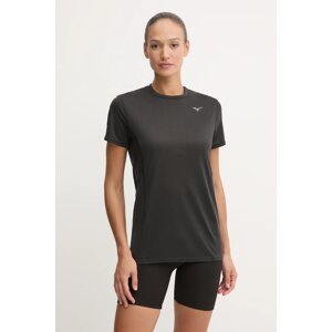 Majica kratkih rukava za trčanje Mizuno DryAeroFlow boja: crna, J2GAB004