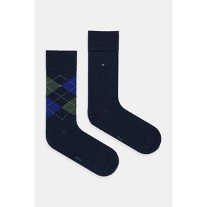 Čarape Tommy Hilfiger 2-pack boja: tamno plava, 100001495