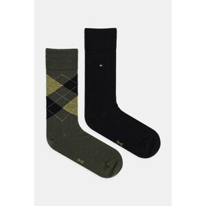 Čarape Tommy Hilfiger 2-pack boja: tamno plava, 100001495