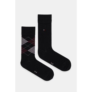 Čarape Tommy Hilfiger 2-pack boja: tamno plava, 100001495