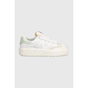 Kožne tenisice New Balance CT302SG boja: bijela