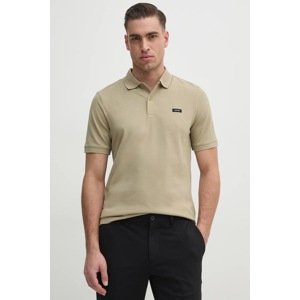 Polo majica Calvin Klein za muškarce, boja: zelena, bez uzorka, K10K111196