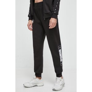 Donji dio trenirke Puma ESS+ boja: crna, s tiskom