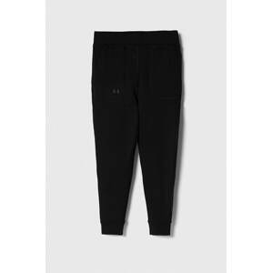 Dječji donji dio trenirke Under Armour Motion boja: crna, bez uzorka