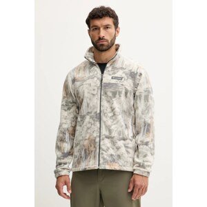 Sportska dukserica Columbia Steens Mtn Print boja: zelena, s uzorkom