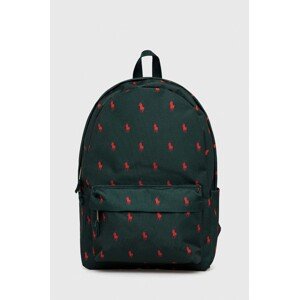 Ruksak Polo Ralph Lauren boja: zelena, veliki, s uzorkom