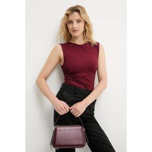 Bodi Answear.LAB boja: bordo