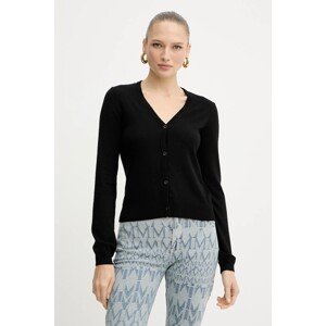 Kardigan Silvian Heach LATYA boja: crna, lagane, GPA25039CD