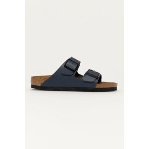 Kožne natikače Birkenstock Arizona za žene, boja: tamno plava, 51153
