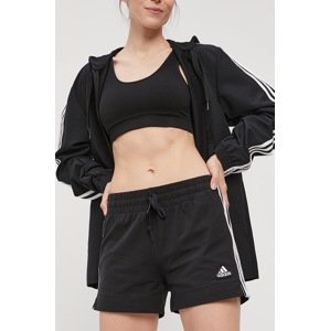 Kratke hlače adidas za žene, boja: crna