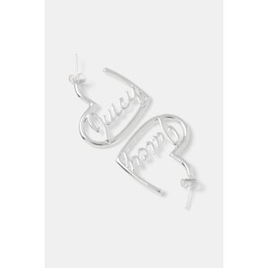 Naušnice Juicy Couture JUICY HEART LARGE HOOP EARRINGS JCJHE124011