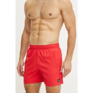 Kratke hlače za kupanje adidas Performance Solid CLX boja: crvena, JC9919
