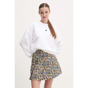 Dukserica adidas Essentials za žene, boja: bijela, bez uzorka, JI6059