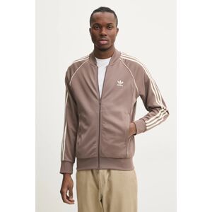 Dukserica adidas Originals SST TT za muškarce, boja: bež, s uzorkom, JP2519
