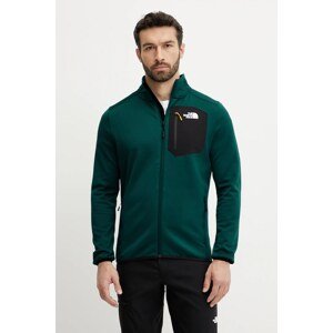Sportska dukserica The North Face Crest boja: zelena, s aplikacijom, NF0A897C5861