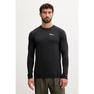 Sportska majica dugih rukava Jack Wolfskin Prelight Swift boja: zelena, bez uzorka, A63803