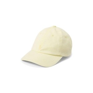 Pamučna kapa sa šiltom Polo Ralph Lauren Cap boja: bež, bez uzorka, 710964764