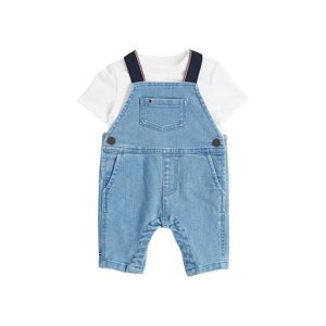 Komplet za bebe Tommy Hilfiger boja plava, KN0KN02050