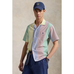 Pamučna košulja Polo Ralph Lauren Sport Shirt za muškarce, regular, s talijanskim ovratnikom, 710964421